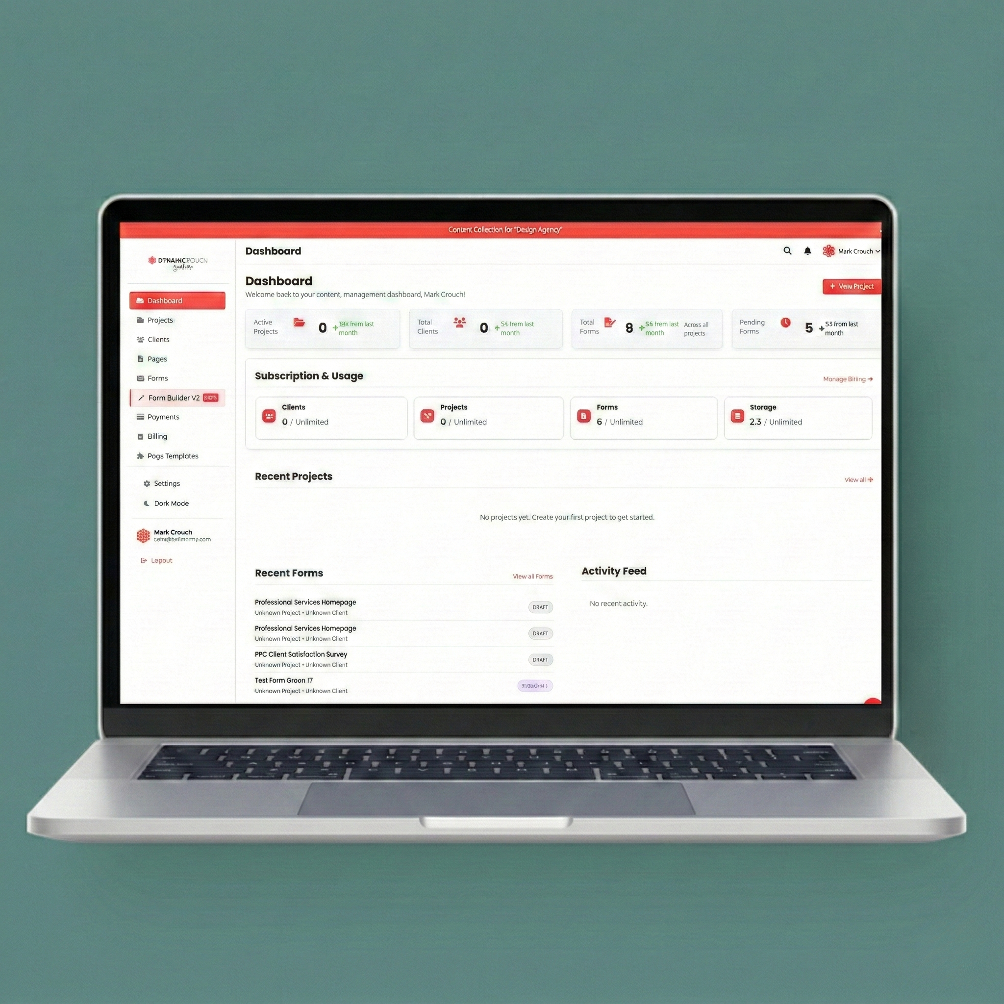 Project Management Dashboard